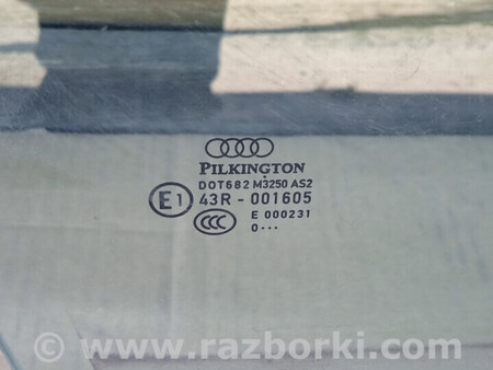 ФОТО Стекло передней правой двери для Audi (Ауди) Q7 4L (09.2005-11.2015) Ковель