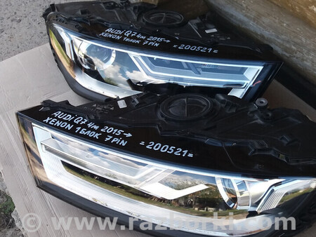 ФОТО Фары передние для Audi (Ауди) Q7 4L (09.2005-11.2015) Ковель