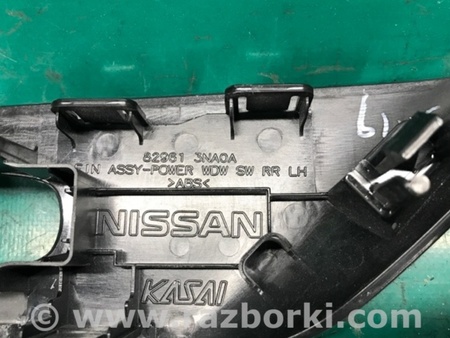 ФОТО Накладка кнопок стеклоподъемника для Nissan LEAF (10-17) Киев