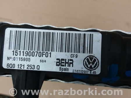 Радиатор основной для Volkswagen Polo Ковель