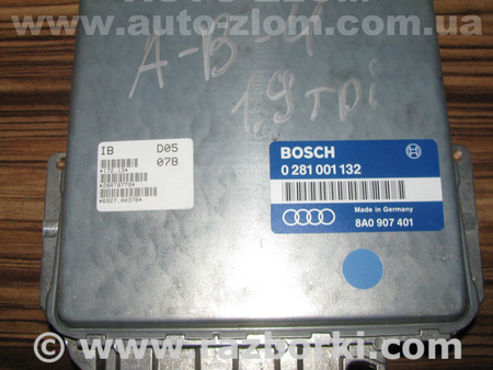 Блок управления двигателем для Audi (Ауди) 80 B3/B4 (09.1986-12.1995) Львов 8A0907401, 0281001132