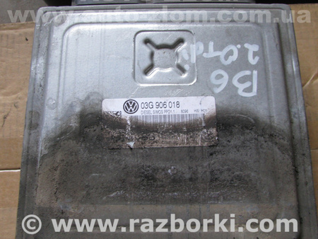 Блок управления двигателем для Volkswagen Passat B6 (03.2005-12.2010) Львов 03G906018, 5WP45500AH