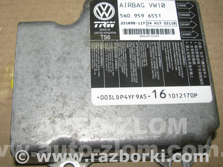 Блок управления AIRBAG для Volkswagen Passat B7 (09.2010-06.2015) Львов 5N0959655T