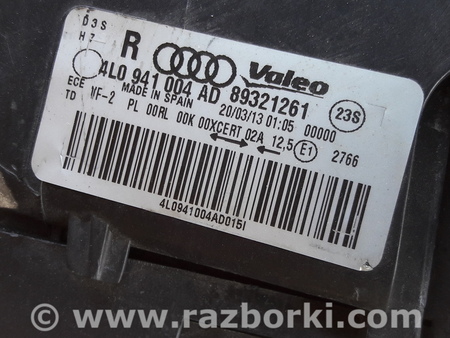 Фара передняя правая для Audi (Ауди) Q7 4L (09.2005-11.2015) Ковель